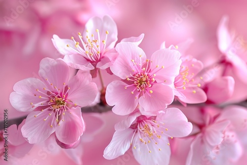 Delicate Pink Cherry Blossoms