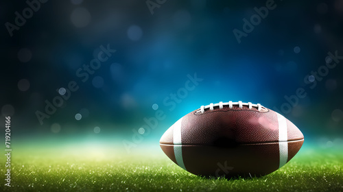 American football background, traditional super bowl banner poster
