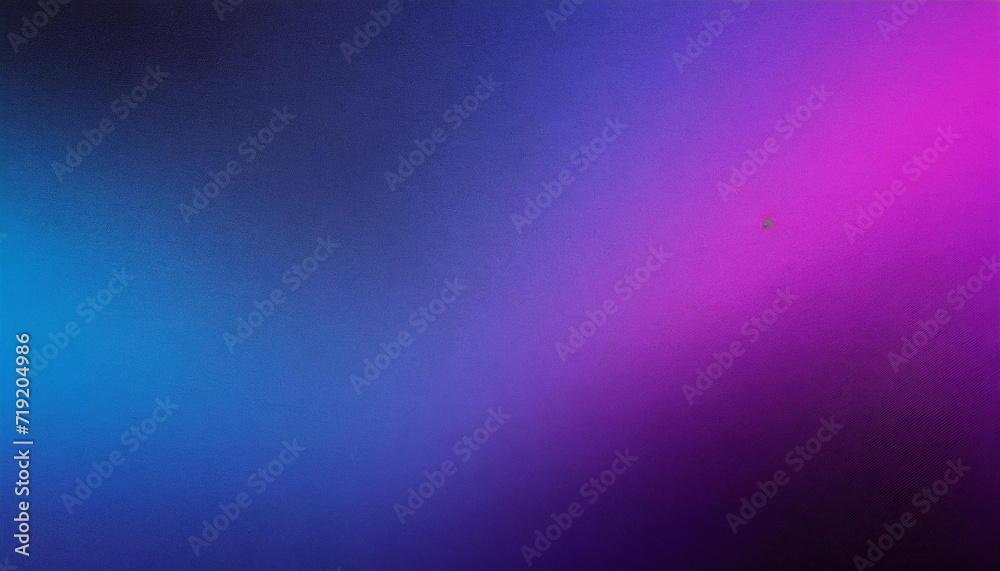 Obraz premium Blue purple black grainy gradient banner background website page header abstract noise effect design