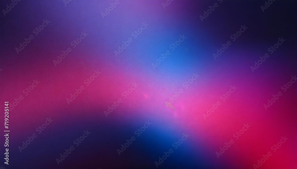 Blurred color gradient purple pink blue grainy color gradient background dark abstract backdrop banner poster card wallpaper website header design