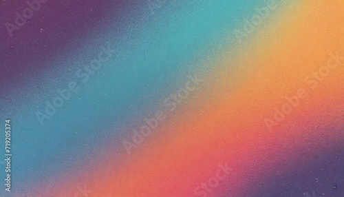 Colourful 80s  90s style background banner with a noisy gradient texture