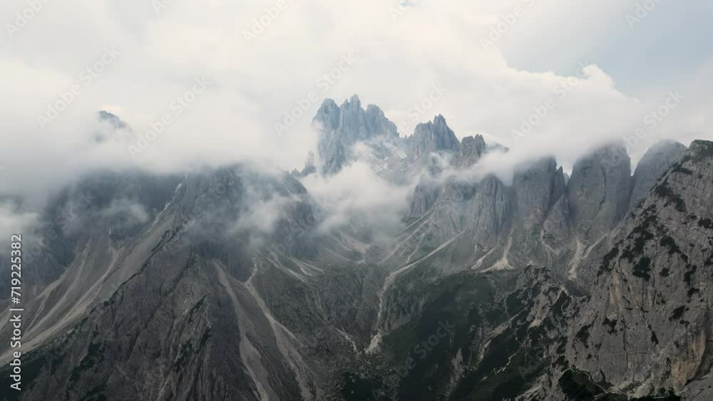 View of Cadini di Misurina mountains in Dolomites, Italy. View of Cadini di Misurina mountains in Dolomites, Italy.