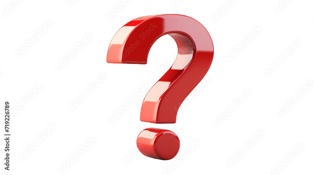 red question mark on transparent background red question mark on transparent background