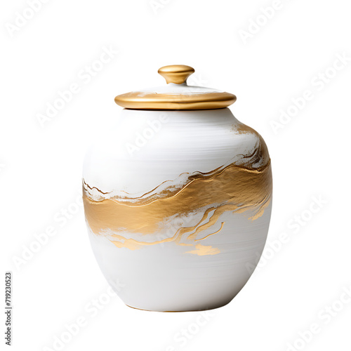 Beautiful vase isolated on a transparent or white background, png 