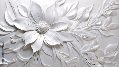 flowers inspired beautiful silver wallpaper, female elegant artwork