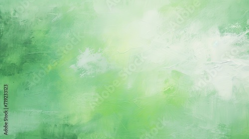 Abstract painting texture light green background photo