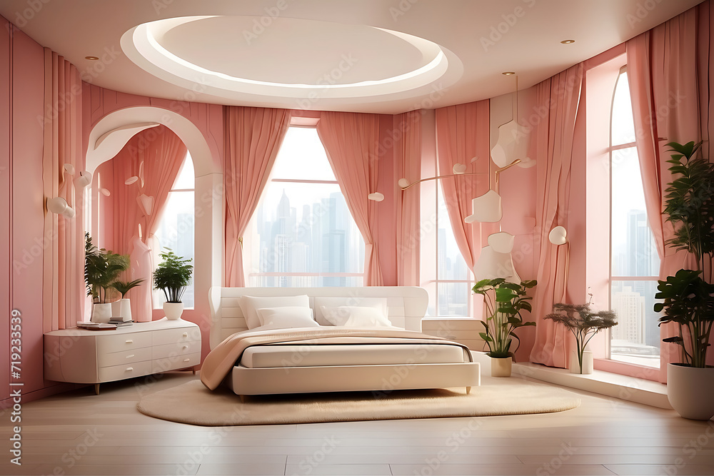 Fototapeta premium living room interior. modern apartment