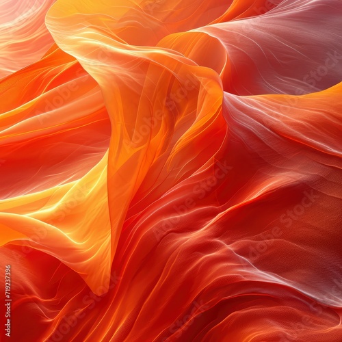 Abstract Orange Background, 3d  illustration