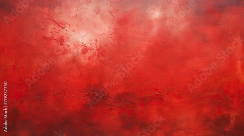 Abstract painting texture red background