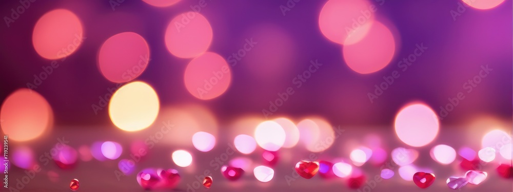 saint valentine's day background with copy space. Holiday love backdrop with hearts
