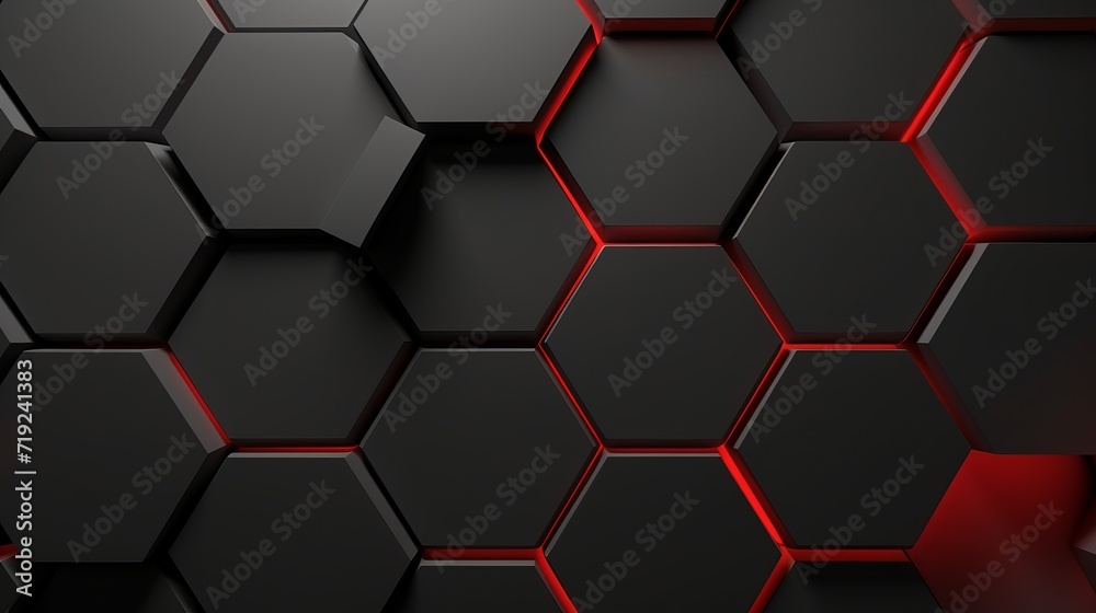 A hexagonal texture background that is rendered in 3d A hexagonal texture background that is rendered in 3d