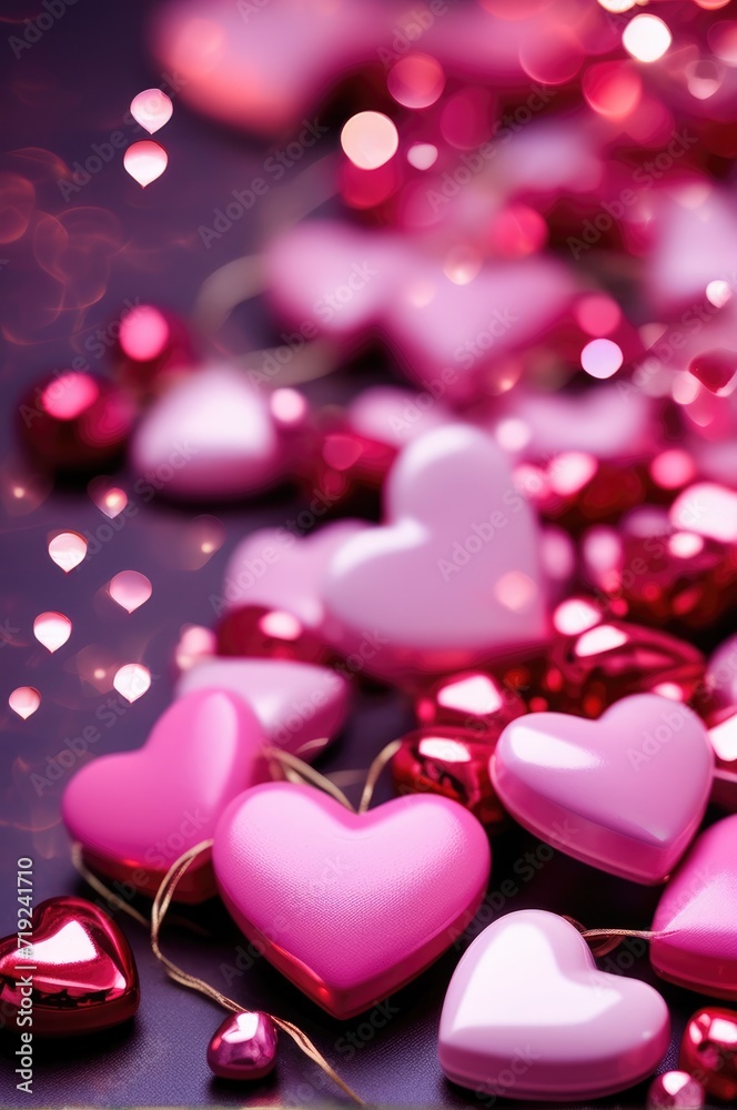 saint valentine's day background with copy space. Holiday love backdrop with hearts saint valentine's day background with copy space. Holiday love backdrop with hearts
