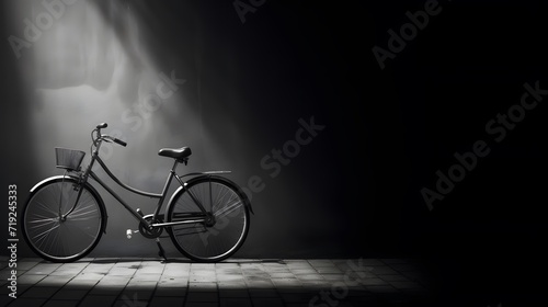 Monochrome bike photo
