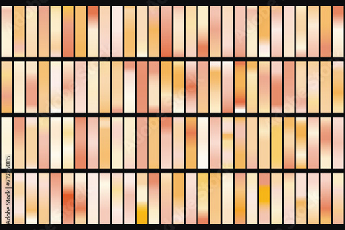 Wallpaper Mural Metalic gradient collection with shiny rainbow hologram. Holographic foil texture, beige, golden, yellow, pink gradation. Vector set for frame, ribbon, border, other design Torontodigital.ca