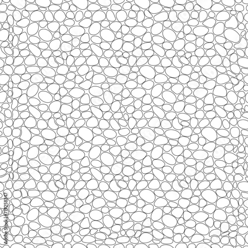 Pebble mosaic texture. Seamless stone pattern
