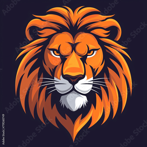 Lion head logo 