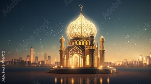 Ramadan Islam holiday religion illustration
