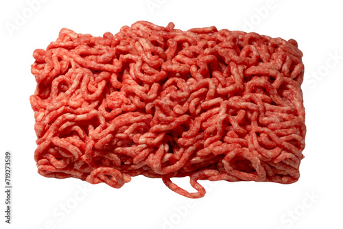 Wallpaper Mural Raw minced beef close-up, top view. Torontodigital.ca