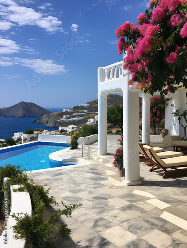 Greece, Santorini - white house in the region sea © Faris