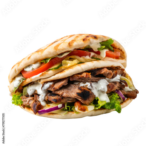 grilled sandwich isolated on a transparent or white background, png	