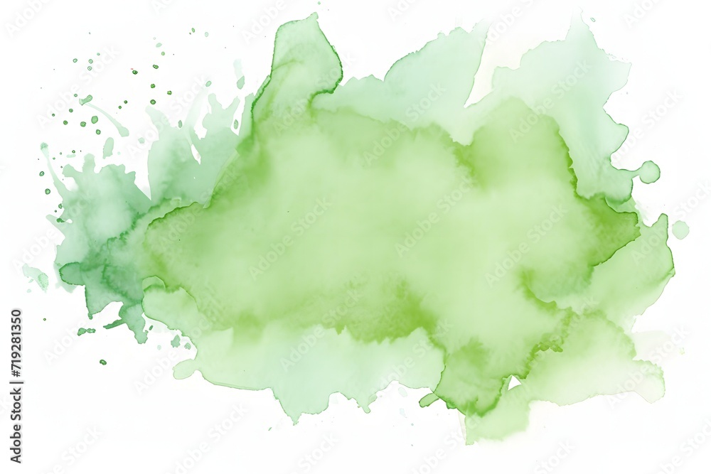 Abstract green watercolor texture with wet brush strokes for wallpaper design Abstract green watercolor texture with wet brush strokes for wallpaper design