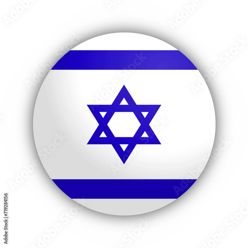 Flaga Izraela Przycisk
