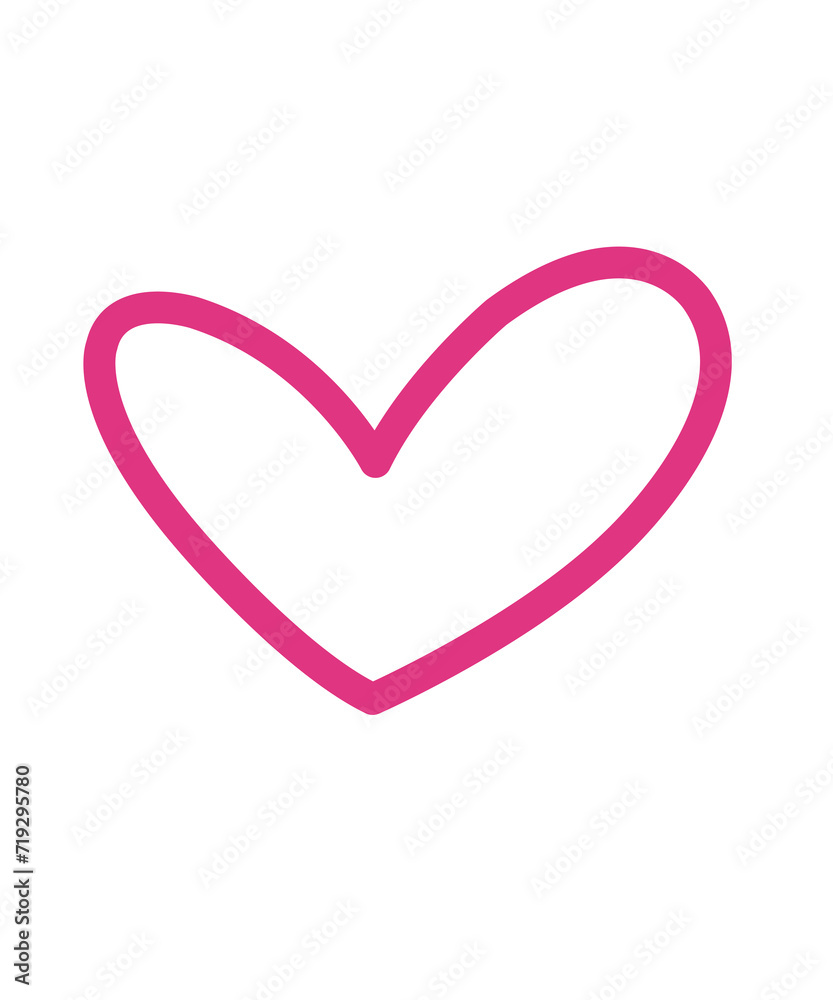 Heart clip art design on plain white transparent isolated background for card, shirt, hoodie, sweatshirt, apparel, tag, mug, icon, poster or badge Heart clip art design on plain white transparent isolated background for card, shirt, hoodie, sweatshirt, apparel, tag, mug, icon, poster or badge