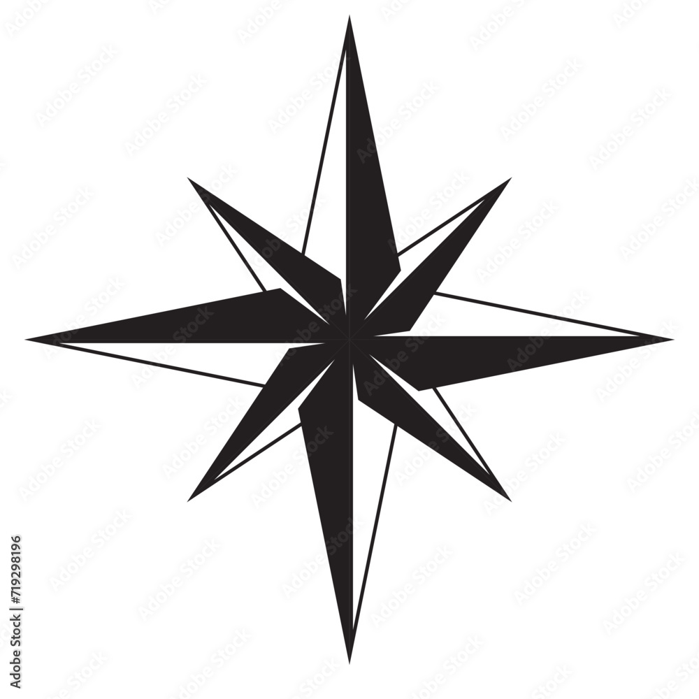 Compass Icon Vector Compass Icon Vector