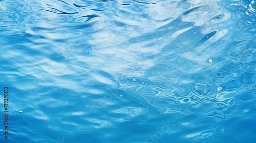 An abstract design with water reflections on a blue background.