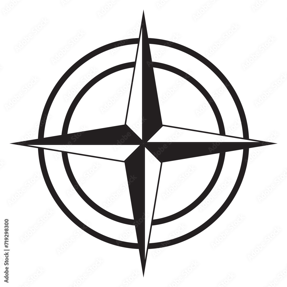 Compass Icon Vector Compass Icon Vector