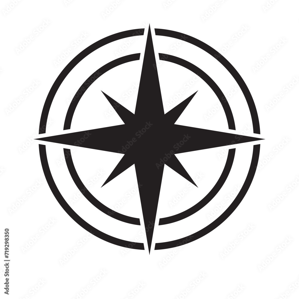 Compass Icon Vector