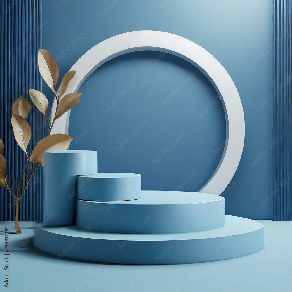 3d display product abstract minimal scene with geometric podium platform. cylinder background vector 3d rendering with podium. stand for cosmetic products. Stage showcase on pedestal 3d blue 3d display product abstract minimal scene with geometric podium platform. cylinder background vector 3d rendering with podium. stand for cosmetic products. Stage showcase on pedestal 3d blue