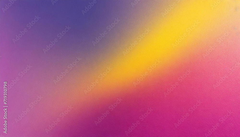 Abstract color gradient banner grainy texture background pink purple yellow noise texture blurred colors poster backdrop header design