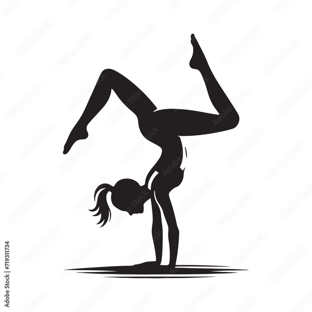Serene Levitation: Handstand Vector Conveying Serenity in the Silhouetted Artistry of Inversion - Handstand Silhouette - Person Silhouette - Handstand Illustration
Serene Levitation: Handstand Vector Conveying Serenity in the Silhouetted Artistry of Inversion - Handstand Silhouette - Person Silhouette - Handstand Illustration