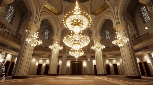 The new opened masjed view during damadan