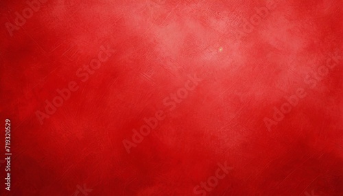 red background texture in old vintage grunge and paint design in bright red christmas or valentines day colors antique solid color paper or metal illustration