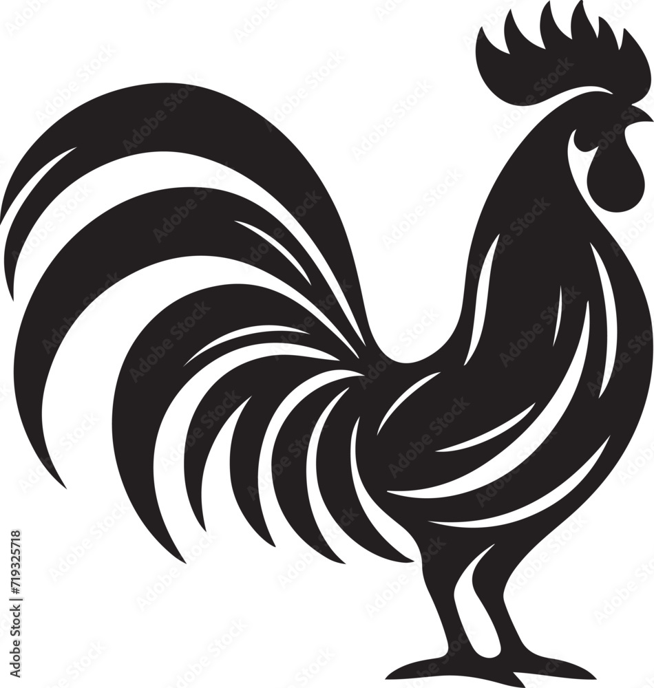 rooster isolated on white background vector illustration rooster isolated on white background vector illustration