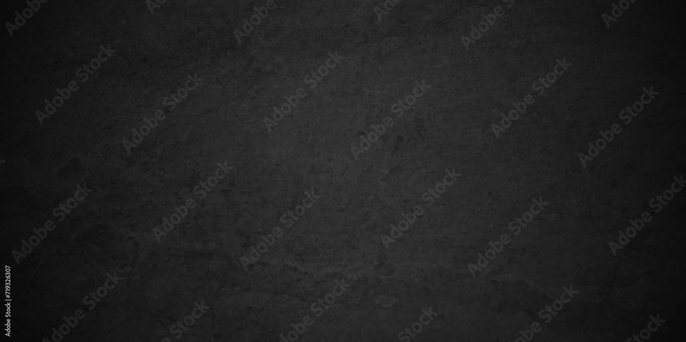 Abstract Dark black stone blank wall grunge marble stone charcoal backdrop background. black rough retro grunge counter tops. dark texture chalk board and cracked wall black board banner background.