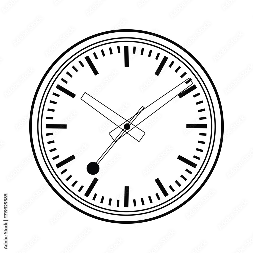 Realistic modern clock cartoon flat icon, Retro and collection for vector illustration.
Realistic modern clock cartoon flat icon, Retro and collection for vector illustration.