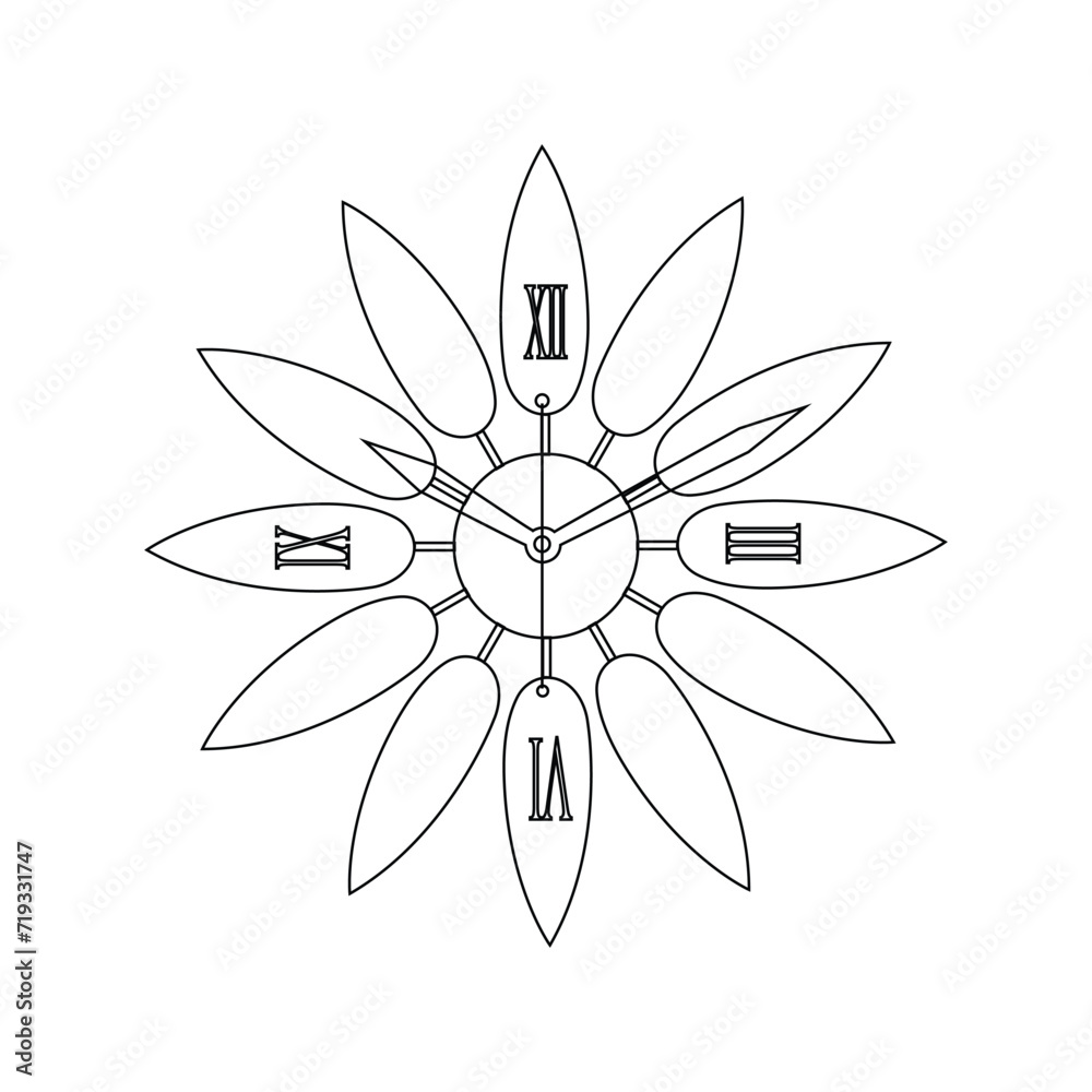 Realistic modern clock cartoon flat icon, Retro and collection for vector illustration.
Realistic modern clock cartoon flat icon, Retro and collection for vector illustration.