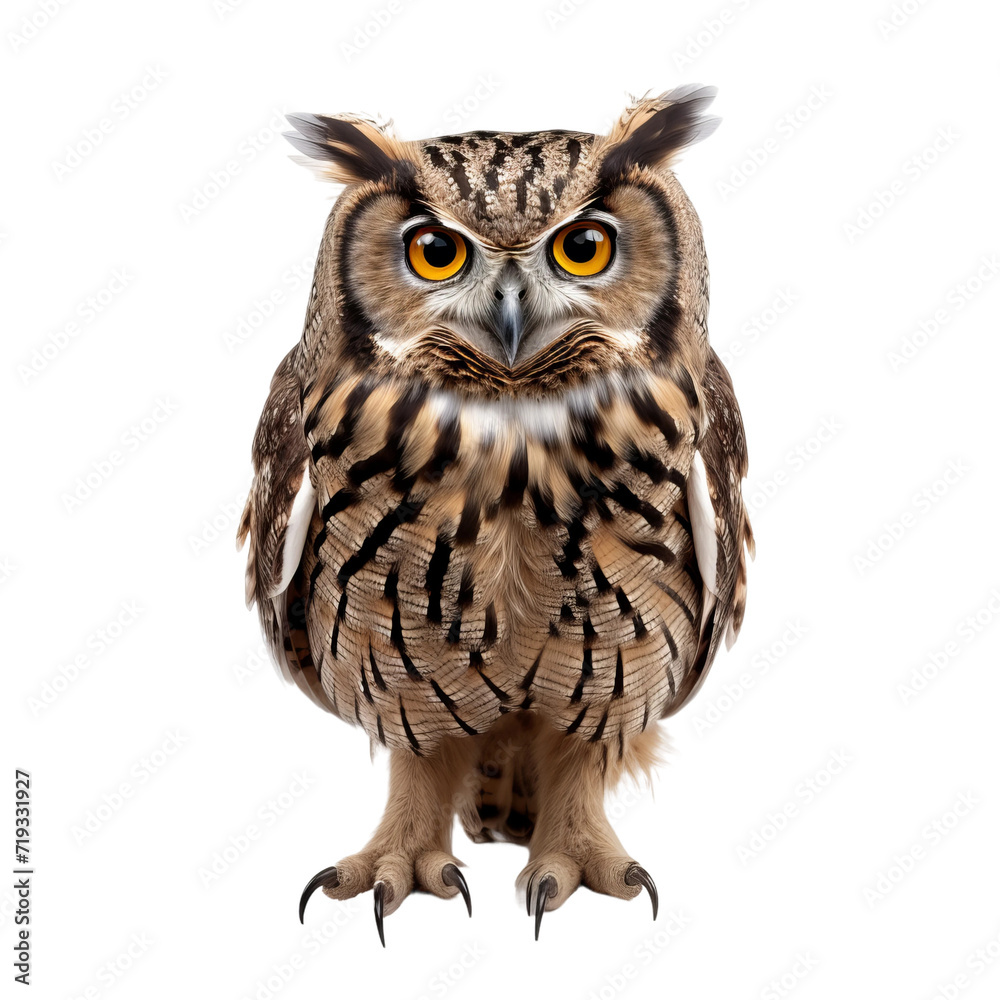 Naklejka premium owl isolated