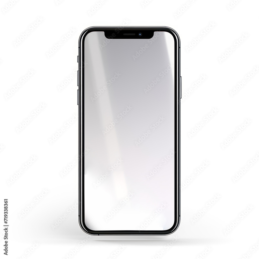 Smartphone or mobile phone with empty screen Smartphone or mobile phone with empty screen