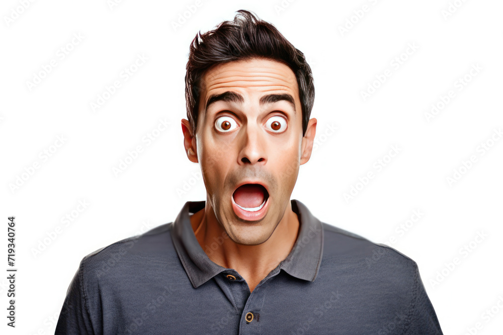 Young indian man giving shocking expression Young indian man giving shocking expression