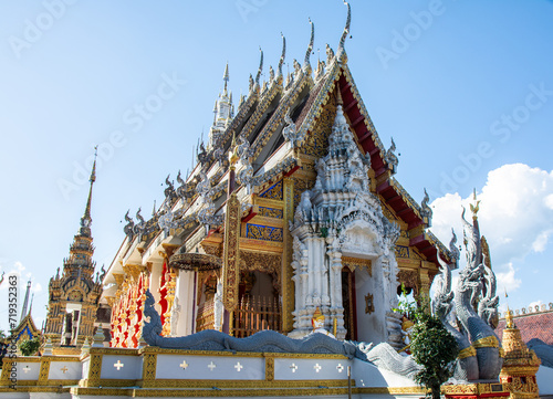 Wat Phra That Suthon Mongkhon Khiri , Phrae province in Thailand. photo