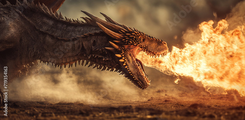 The dragon breathes fire. Generative AI