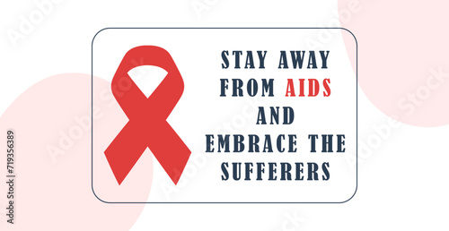 HIV AIDS virus. Keep yourself away from AIDS and the HIV virus. Body defense. Banner about keeping your body healthy from HIV