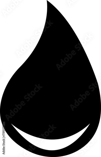Water drops icons. Water drop shape. Flat droplet shapes, Flat droplet logo shapes, Drop Object, Drop Icon Picture, Drop Icon Image - stock vector, Plumbing logo. Isolated on transparent background.