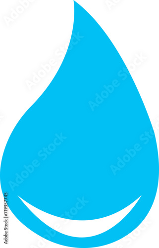 Water drops icons. Water drop shape. Flat droplet shapes, Flat droplet logo shapes, Drop Object, Drop Icon Picture, Drop Icon Image - stock vector, Plumbing logo. Isolated on transparent background.