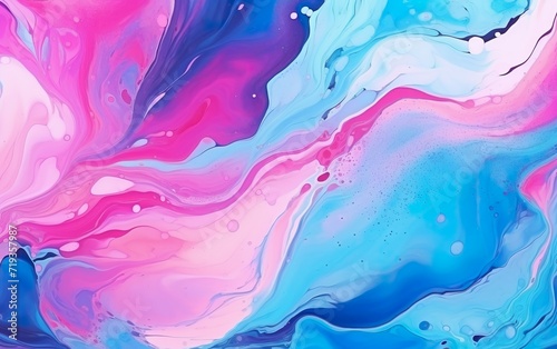 Abstract marbled ink liquid fluid watercolor painting background