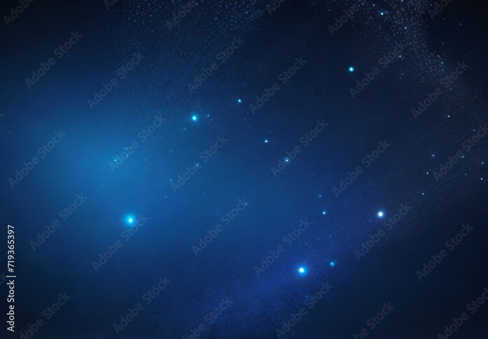 Fototapeta premium Dark blue and glow particle abstract background